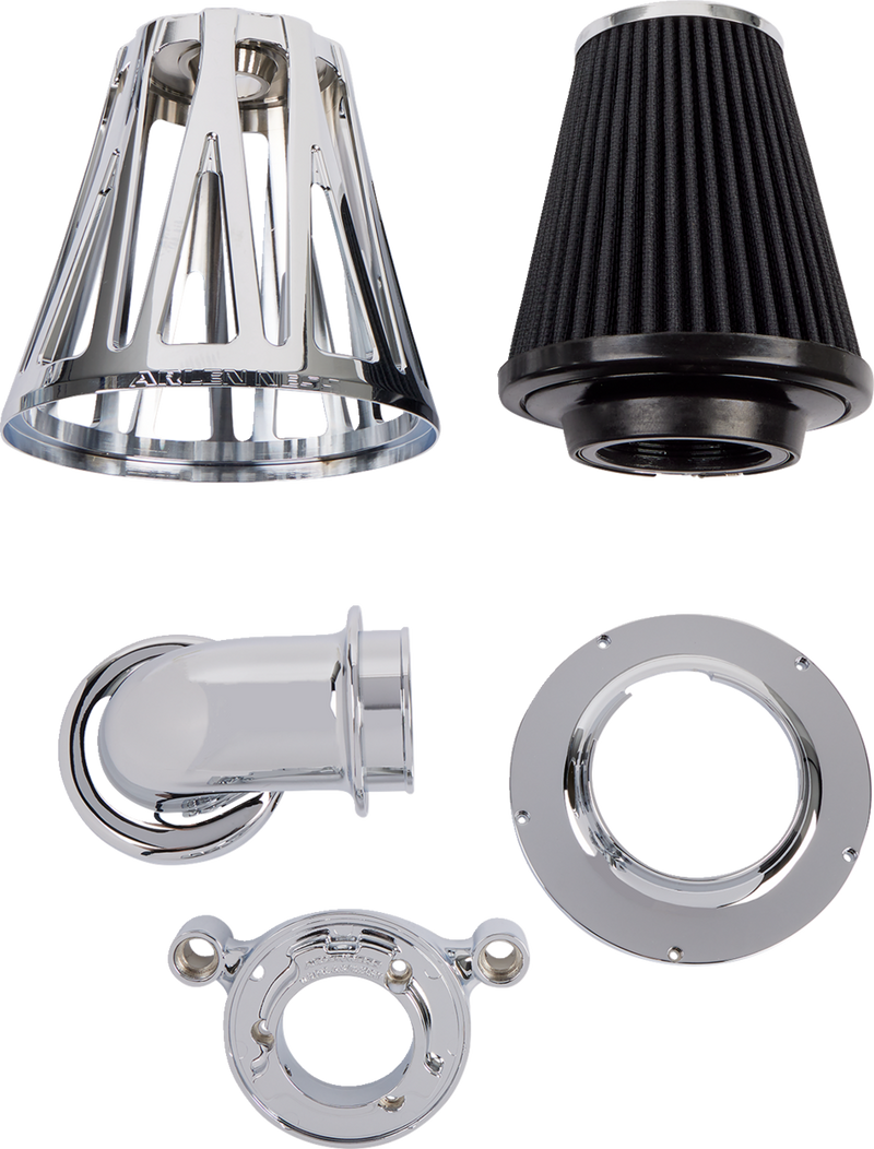 ARLEN NESS CrossFire Monster Sucker® Air Cleaner Kit - Chrome