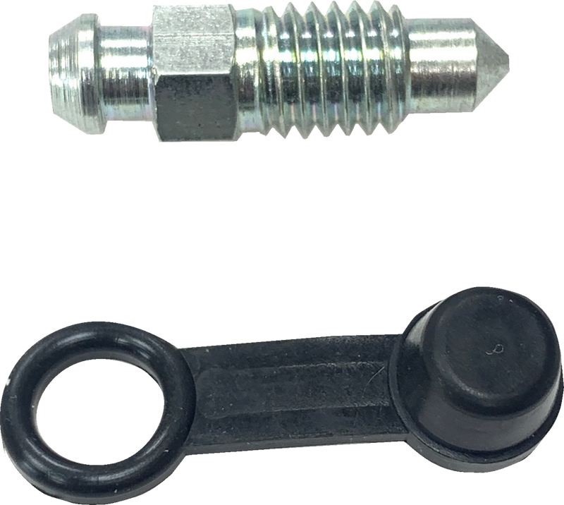 DRAG SPECIALTIES Brake Caliper Bleeder w/ Rubber Cap - 8 mm - Sportster '04-'21