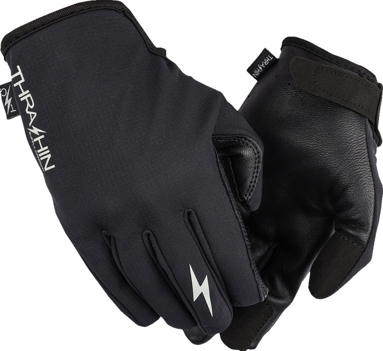 THRASHIN SUPPLY CO. Windbreaker Stealth Gloves - Black - Small