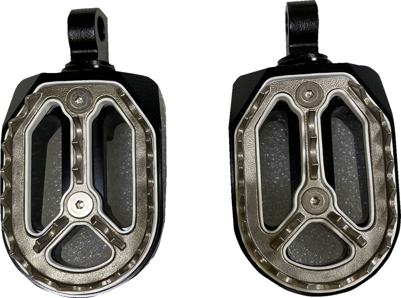 DRAG SPECIALTIES Qualifier Driver / Passenger Foot Pegs - Black - Male Mount