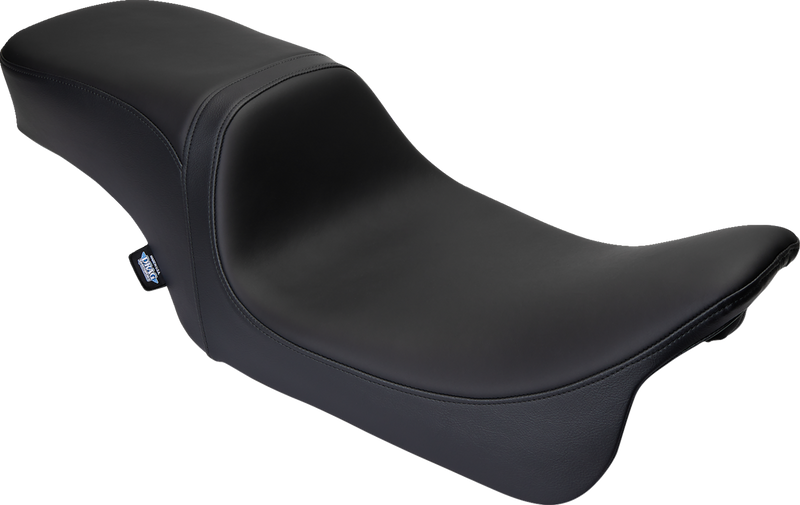 DRAG SPECIALTIES Predator Smooth Solar Leather w/o Backrest 2-Up Seat - Black - Touring '08-'23