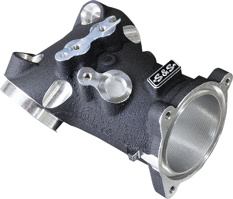 S&S CYCLE CNC-Ported Intake Manifold - M8 - 55 mm - Black