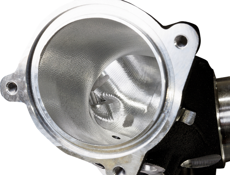 S&S CYCLE CNC-Ported Intake Manifold - M8 - 55 mm - Black