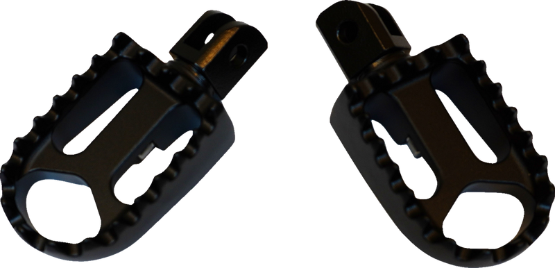 DRAG SPECIALTIES BMX Foot Pegs - Black - Driver