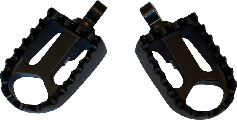 DRAG SPECIALTIES BMX Adjustable Male Mount Foot Pegs - Black - Driver / Passenger