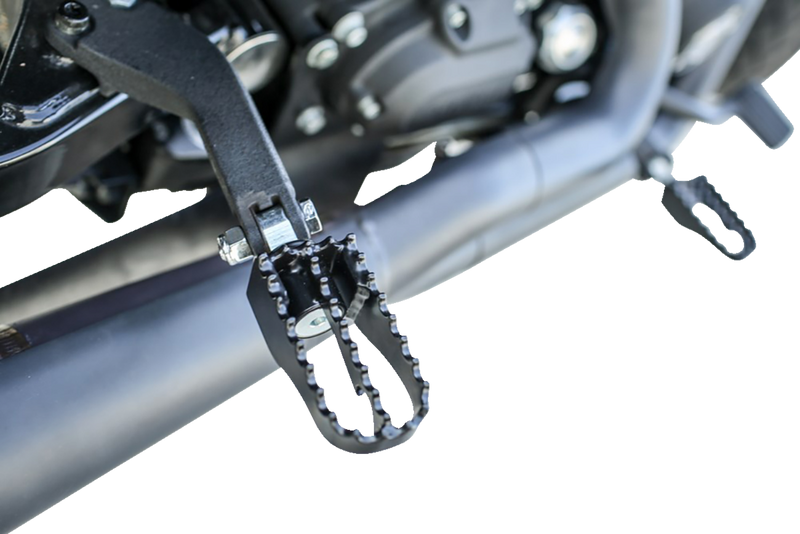 BURLY BRAND MX Mini Footpegs - Driver/Passenger - Black B13-1010B