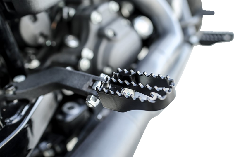 BURLY BRAND MX Mini Footpegs - Driver/Passenger - Black B13-1010B