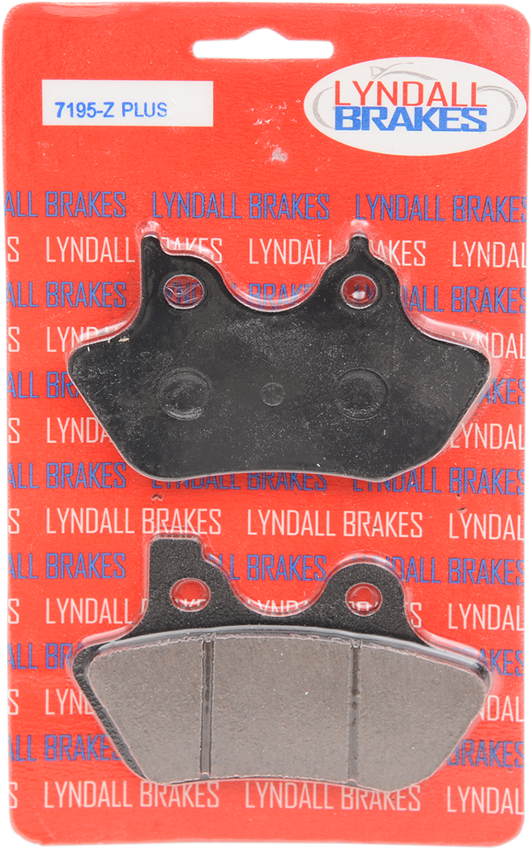 LYNDALL RACING BRAKES LLC Z-Plus Brake Pads - 2000-2007 Harley-Davidson TOURING, SOFTAIL, SPORTSTER, DYNA MODELS
