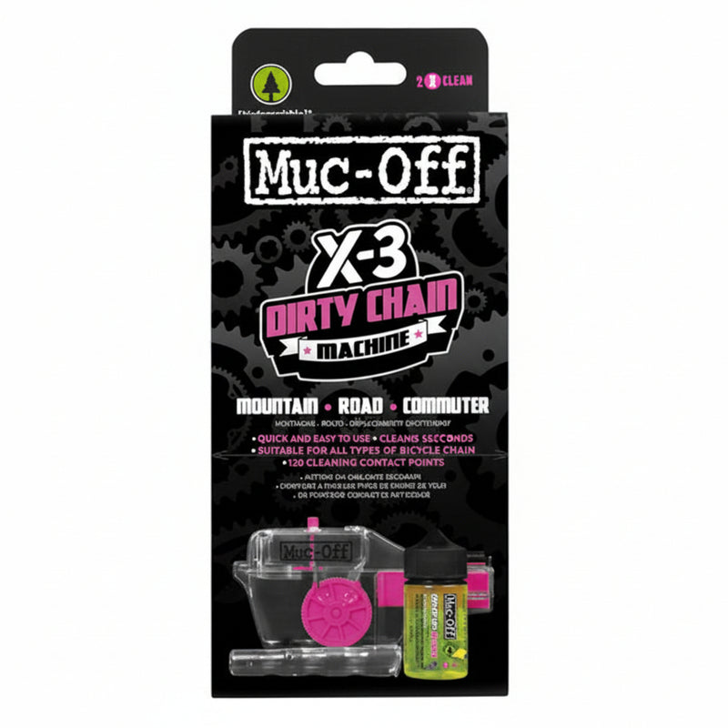 MUC-OFF USA X-3 Dirt Chain Machine with Drivetrain Cleaner Kit
