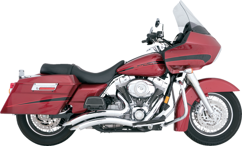 VANCE & HINES 2-into-2 Big Radius Exhaust System - Chrome - 2007-2009 Touring Models
