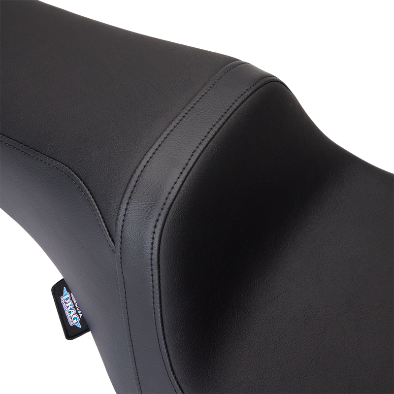 DRAG SPECIALTIES Predator I Smooth Vinyl Seat - Black - Touring '08-'23