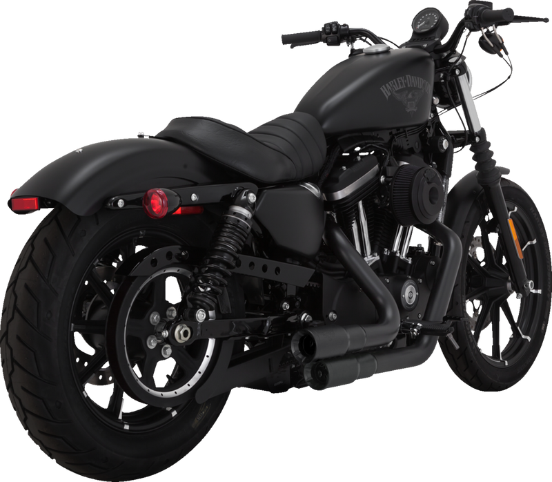 VANCE & HINES Mini Grenades Exhaust System - Matte Black - 2004-2013 SPORTSTER MODELS