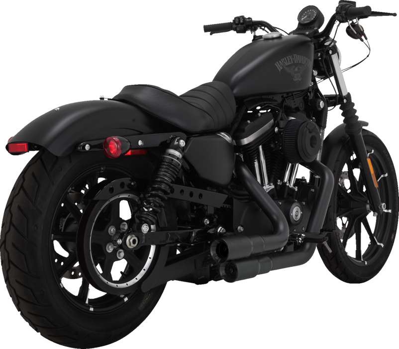 VANCE & HINES Mini Grenades Exhaust System - Matte Black - 2004-2013 SPORTSTER MODELS