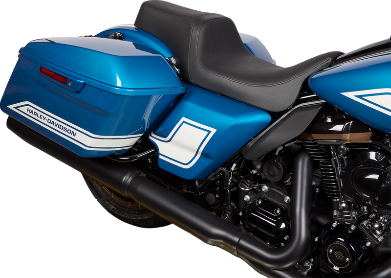 DRAG SPECIALTIES Predator I Smooth Vinyl Seat - Black - Touring '08-'23