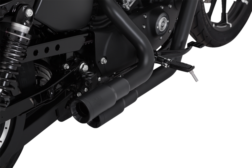 VANCE & HINES Mini Grenades Exhaust System - Matte Black - 2004-2013 SPORTSTER MODELS