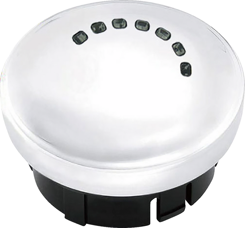 DRAG SPECIALTIES Replacement LED Style Tank Cap Fuel Gauge - Chrome