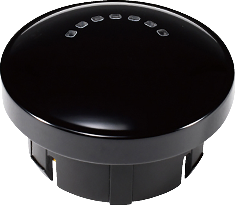 DRAG SPECIALTIES Replacement LED Style Tank Cap Fuel Gauge - Black