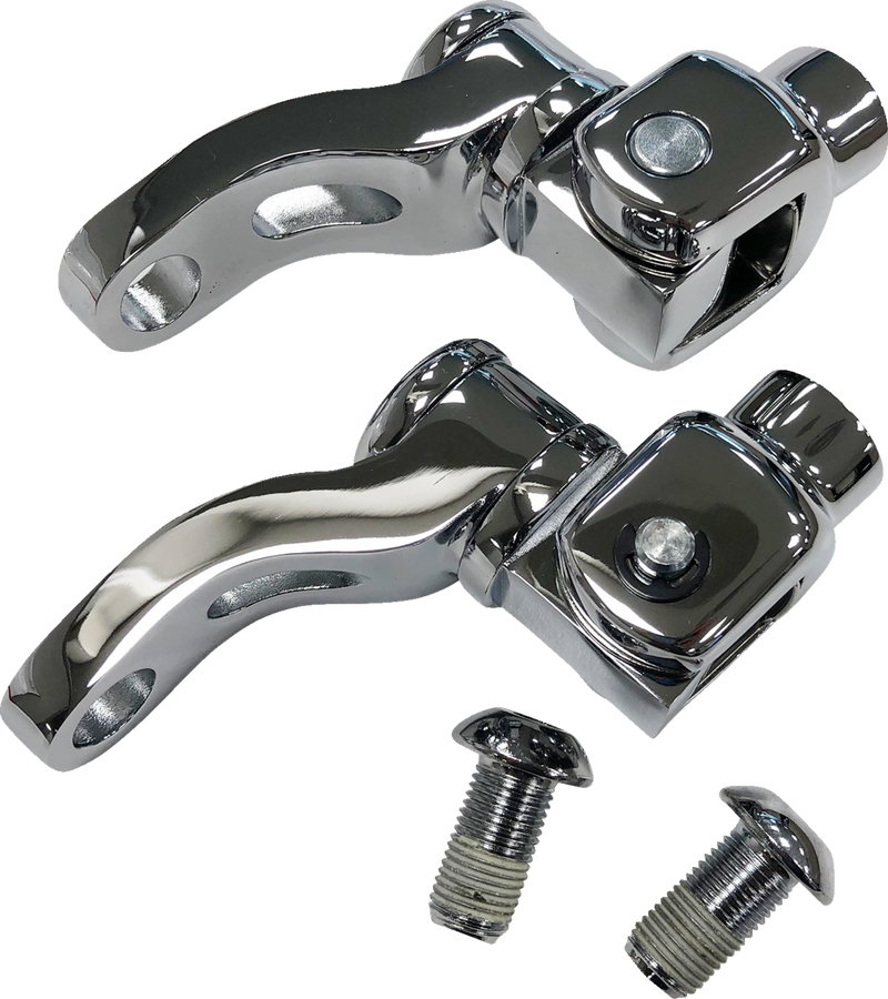 DRAG SPECIALTIES Passenger Peg Mount - Adjustable - Chrome