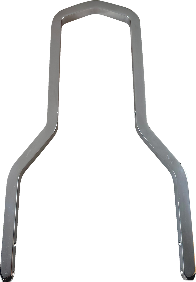 DRAG SPECIALTIES Square Sissy Bar - Chrome - 10.14" H x 8.75" W