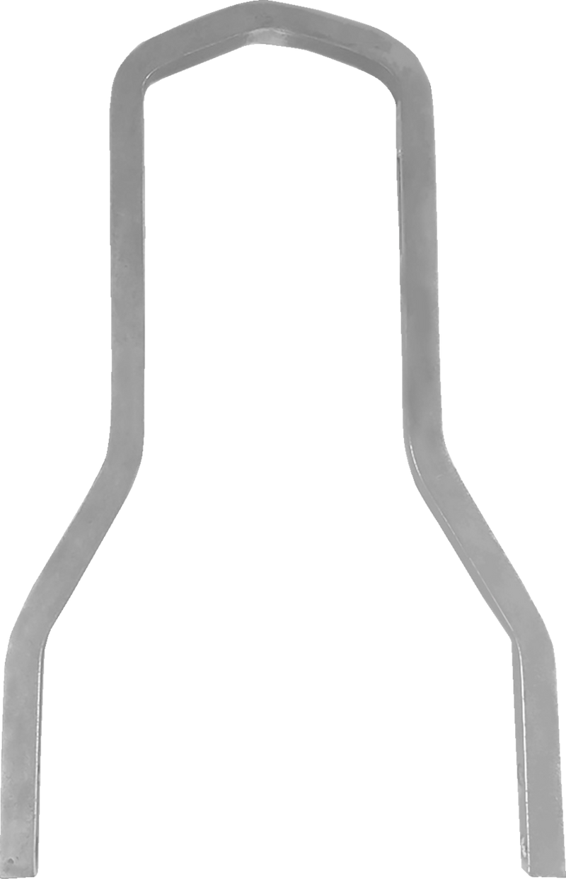 DRAG SPECIALTIES Square Sissy Bar - Chrome - 10.2" H x 8.2" W