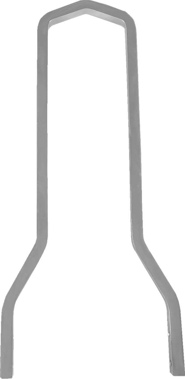 DRAG SPECIALTIES Square Sissy Bar - Chrome - 15.4" H x 8.25" W