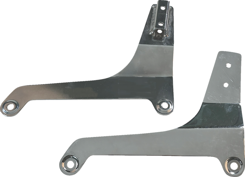 DRAG SPECIALTIES Sissy Bar Side Plates - Chrome - Softail '18-'24