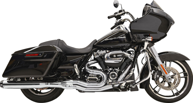 BASSANI XHAUST 2-into-1 Exhaust System - 49-State - Chrome - '17-'23 TOURING
