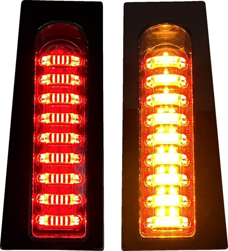 CUSTOM DYNAMICS ProBEAM® Dual Color Run & Turn Fillerz® - Smoke - Gloss Black