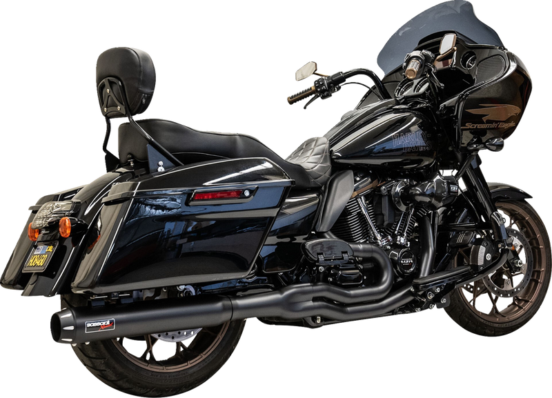 BASSANI XHAUST 2-into-1 Exhaust System - 49-State - Chrome - '17-'23 TOURING