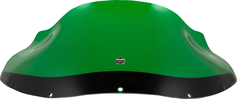 KLOCK WERKS Kolor Flare® Windshield - 9" - Green - FXRP KWW-02-0613