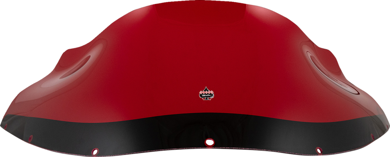 KLOCK WERKS Kolor Flare® Windshield - 9" - Red - FXRP KWW-02-0614