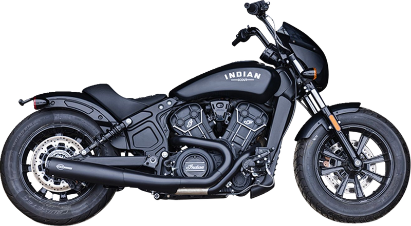 S&S CYCLE 2-into-1 Grand National Exhaust System - Black - Race Only