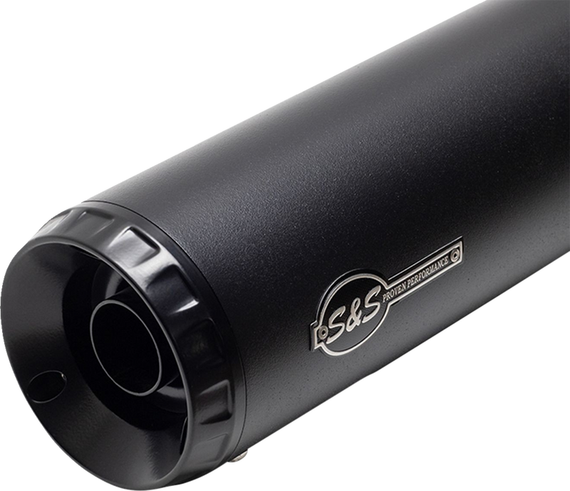 S&S CYCLE 2-into-1 Grand National Exhaust System - Black - Race Only