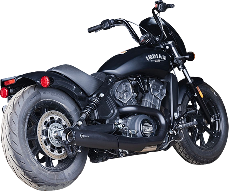 S&S CYCLE 2-into-1 Grand National Exhaust System - Black - Race Only