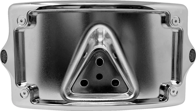 KODLIN USA LICENSE PLATE KIT - AMBER/RED/WHITE - CHROME