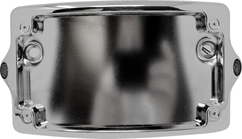 KODLIN USA LICENSE PLATE KIT - AMBER/RED/WHITE - CHROME