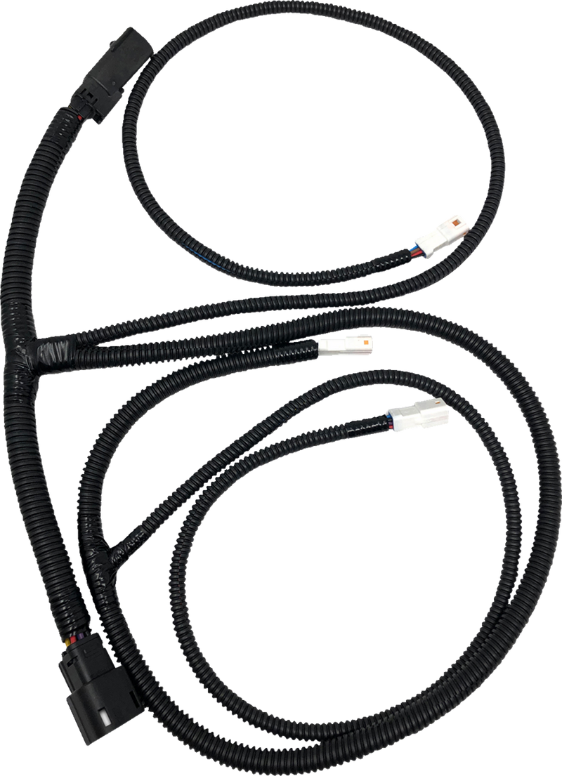 KODLIN USA LICENSE PLATE KIT - AMBER/RED/WHITE - CHROME