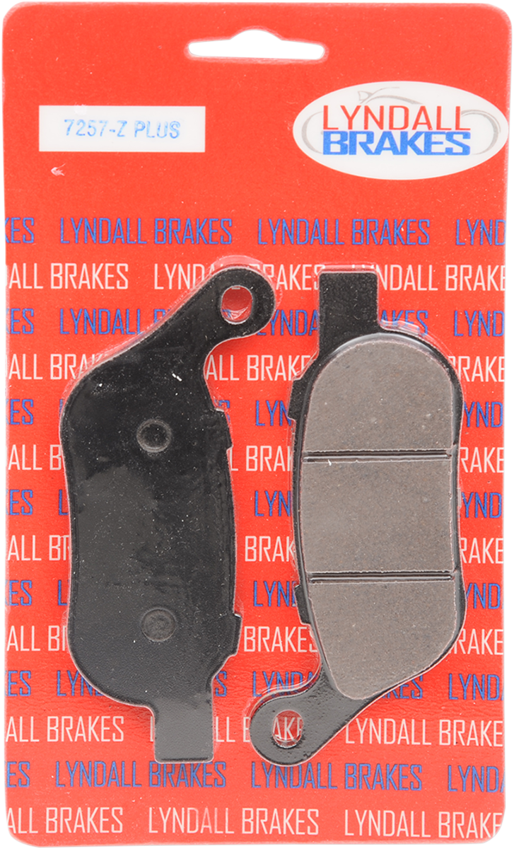 LYNDALL RACING BRAKES LLC Z-Plus Brake Pads - 2008-2017 Harley-Davidson SOFTAIL, DYNA MODELS