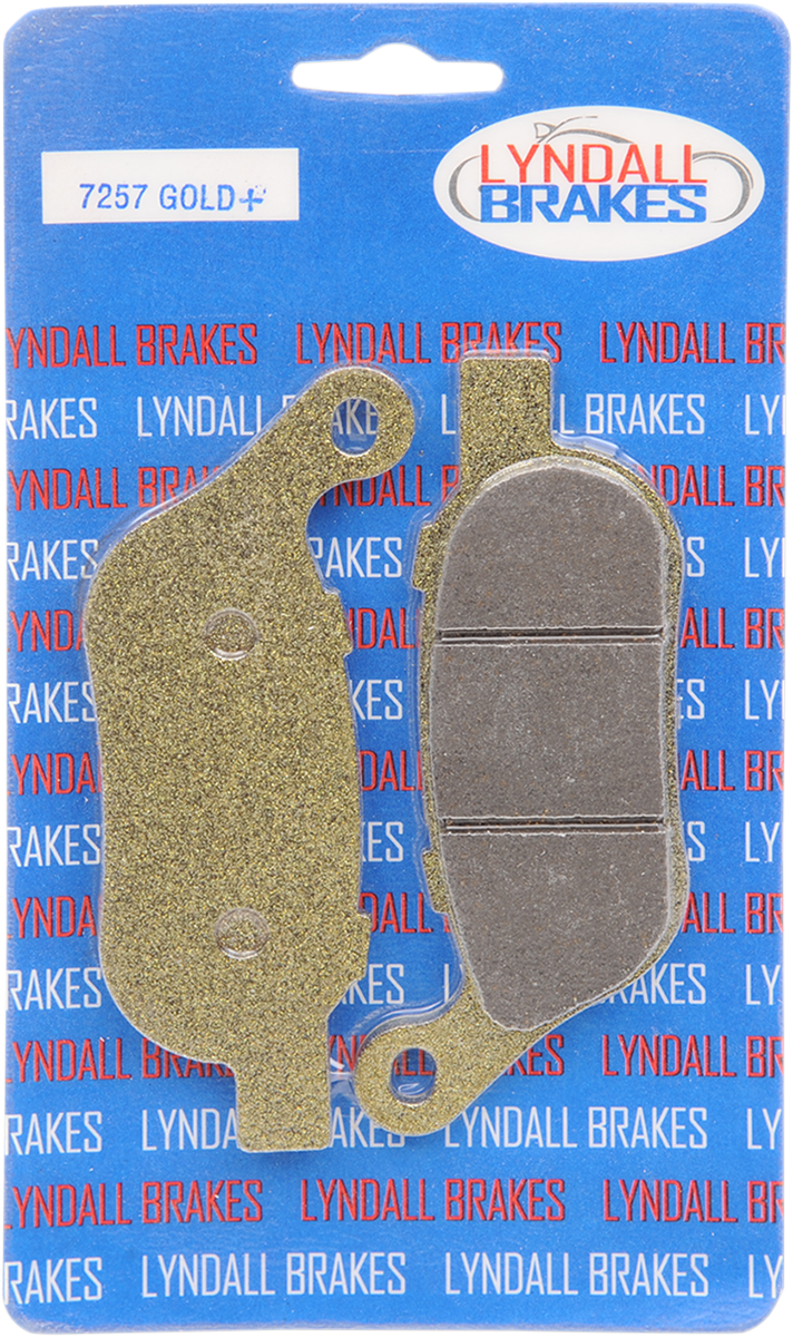 LYNDALL RACING BRAKES LLC Gold-Plus Brake Pads - 2008-2017 Harley-Davidson SOFTAIL, DYNA MODELS