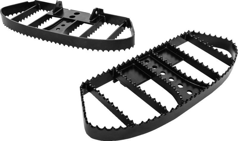 BURLY BRAND MX Floorboards - Black - FL