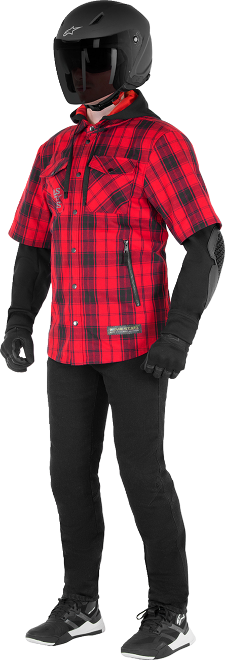 ALPINESTARS MO.ST.EQ Tartan Jacket - Red/Black
