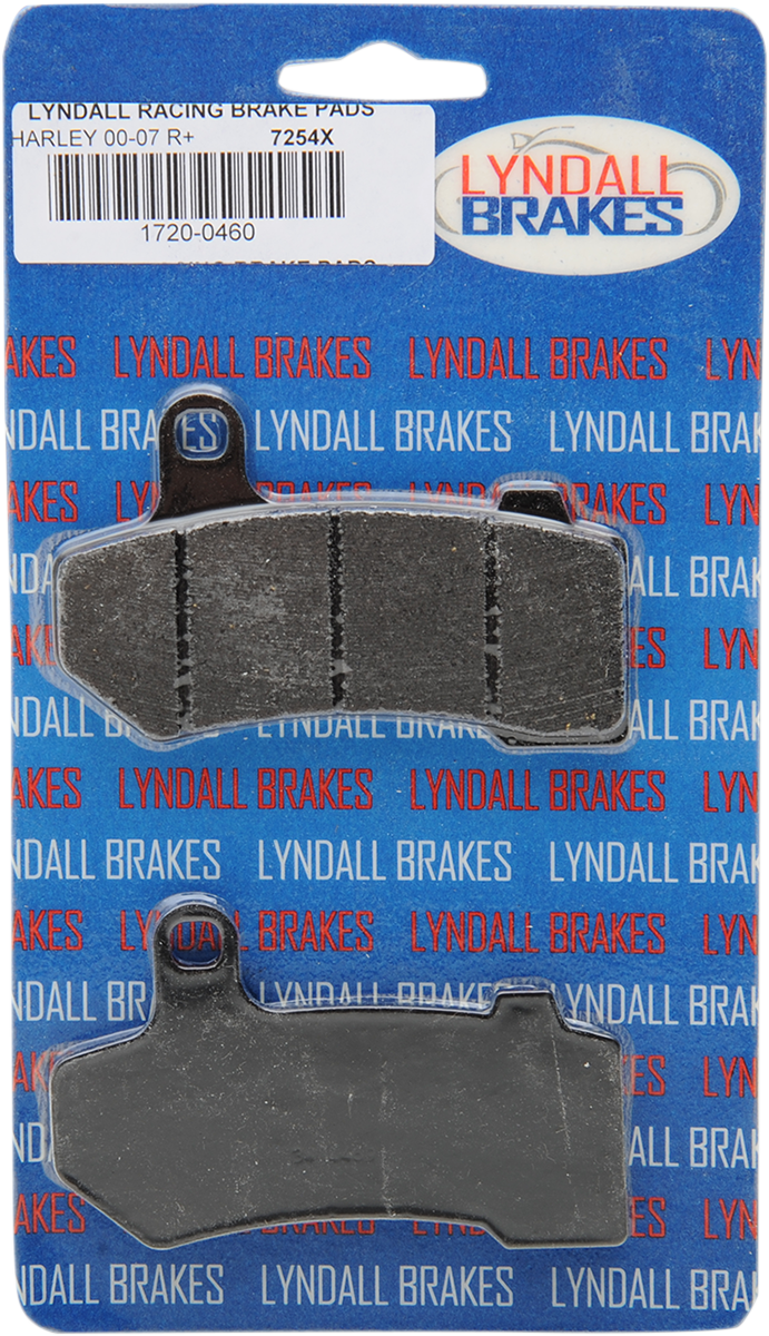 LYNDALL RACING BRAKES LLC X-Treme Brake Pads - 2006-2021 Harley-Davidson TOURING, VROD MODELS