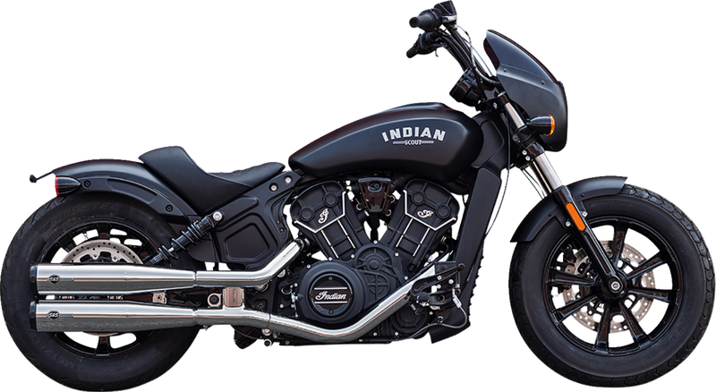 S&S CYCLE Grand National Slip-On Mufflers - Chrome - 50-State