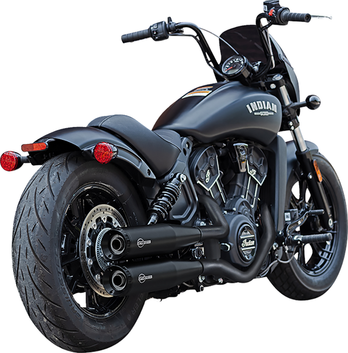 S&S CYCLE Grand National Slip-On Mufflers - Black - Race Only