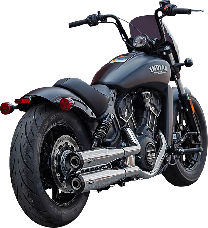 S&S CYCLE Grand National Slip-On Mufflers - Chrome - Race Only