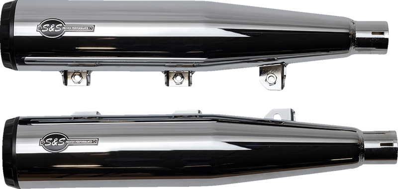 S&S CYCLE Grand National Slip-On Mufflers - Chrome - 50-State