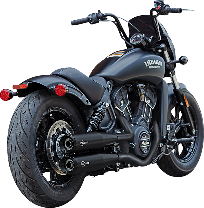 S&S CYCLE Grand National Slip-On Mufflers - Black - 50-State