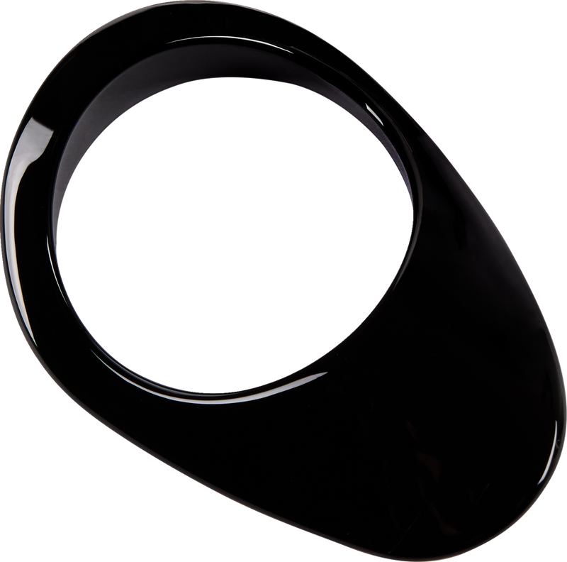 DRAG SPECIALTIES Oil Tank Dipstick Bezel - Black - Sportster '04-'22