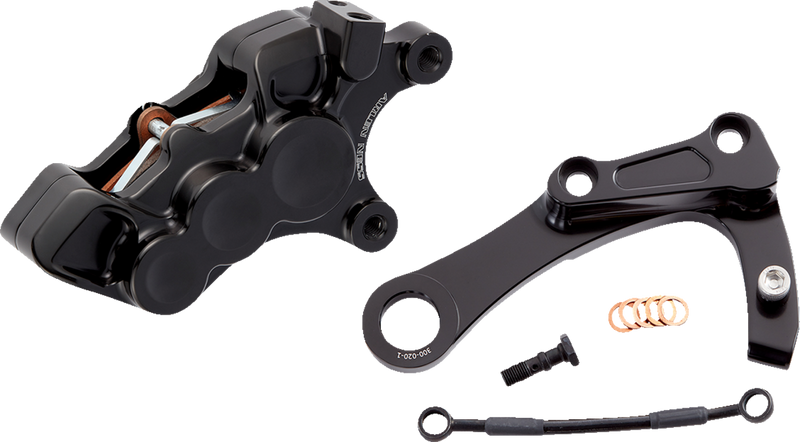 ARLEN NESS 6-Piston Caliper Kit - Rear - Black