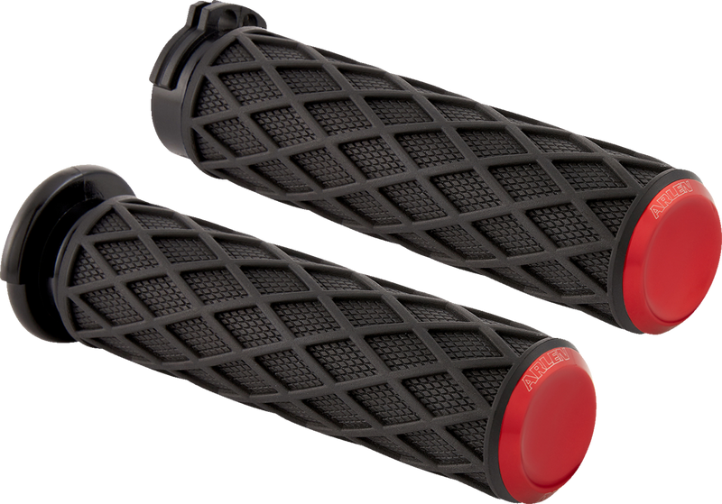 ARLEN NESS Grips - Diamond - Cable - Red